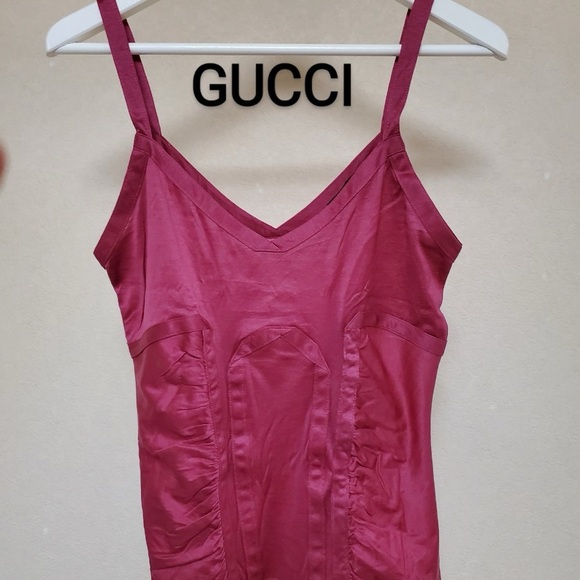 Gucci Tops - Gucci Women's Rich Pink Camisole